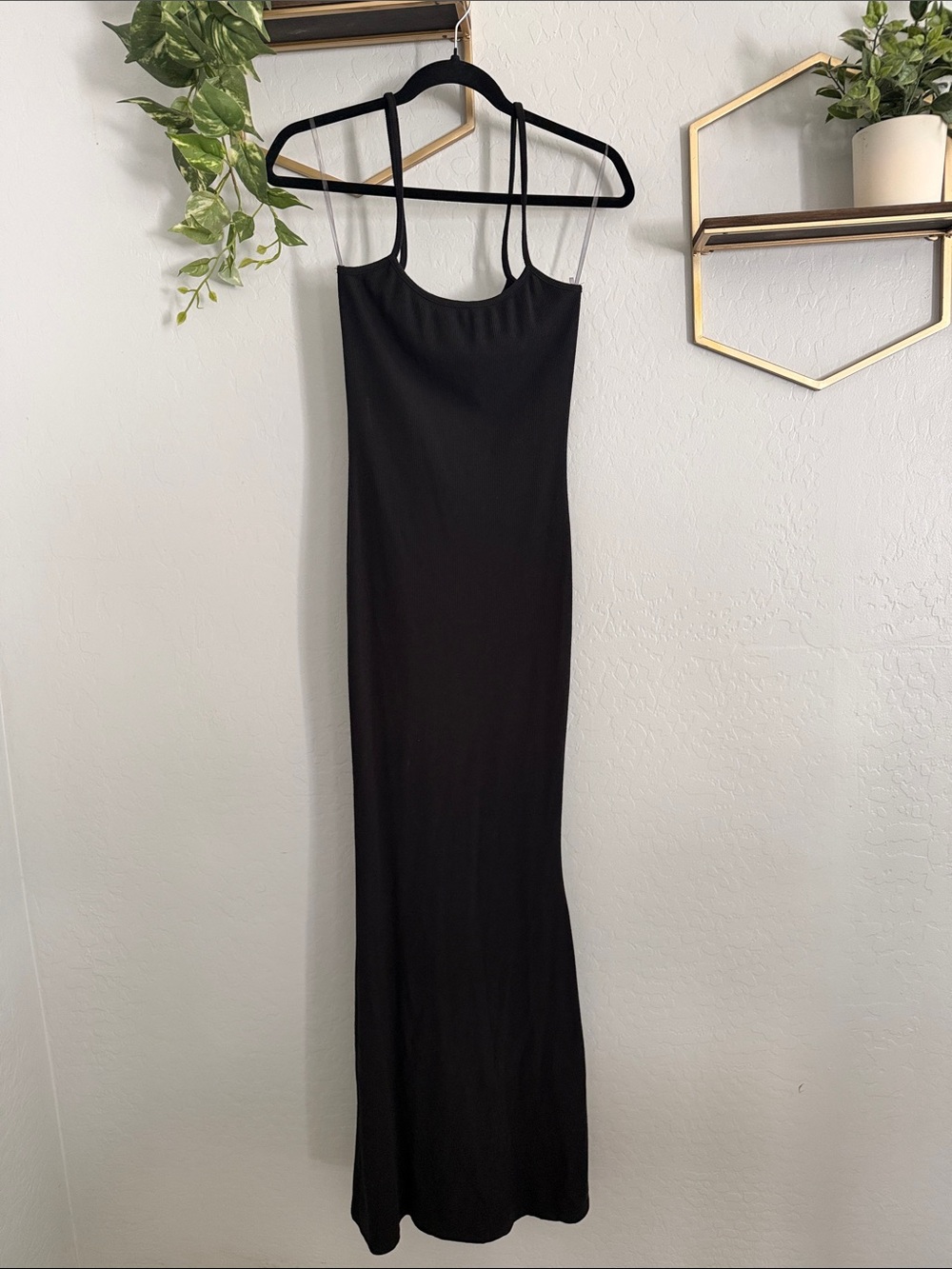 Windsor Black Strap Maxi Dress